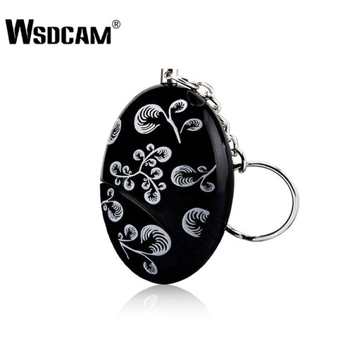 Mini Self Defense Supplies Emergency Personal Alarm Flower Security Alarm Anti-rape Safety Alarm for Women as Car Key Chain